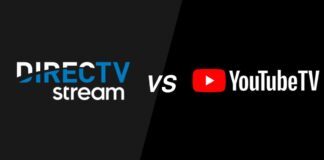 DirecTV stream and YouTube TV comparison.