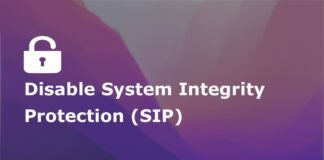 How to disable System Integrity Protection (SIP) on Mac