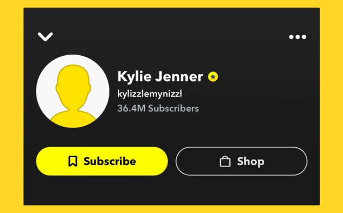 Snapchat Subscribe button